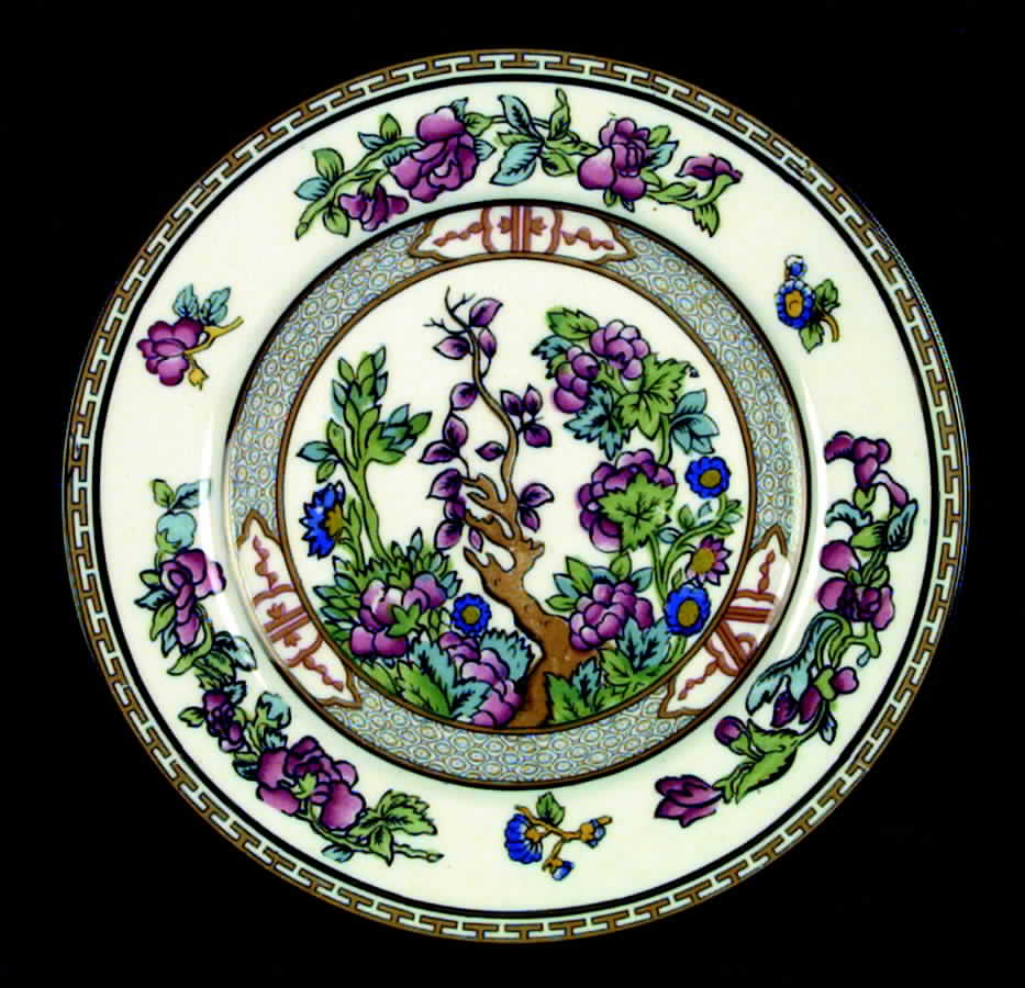 Indian Tree (Smooth, Gold Trim) Salad Plate by Paragon-1