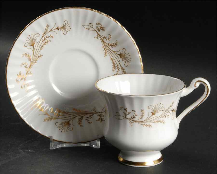 Lafayette Footed Cup & Saucer Set by Paragon-1