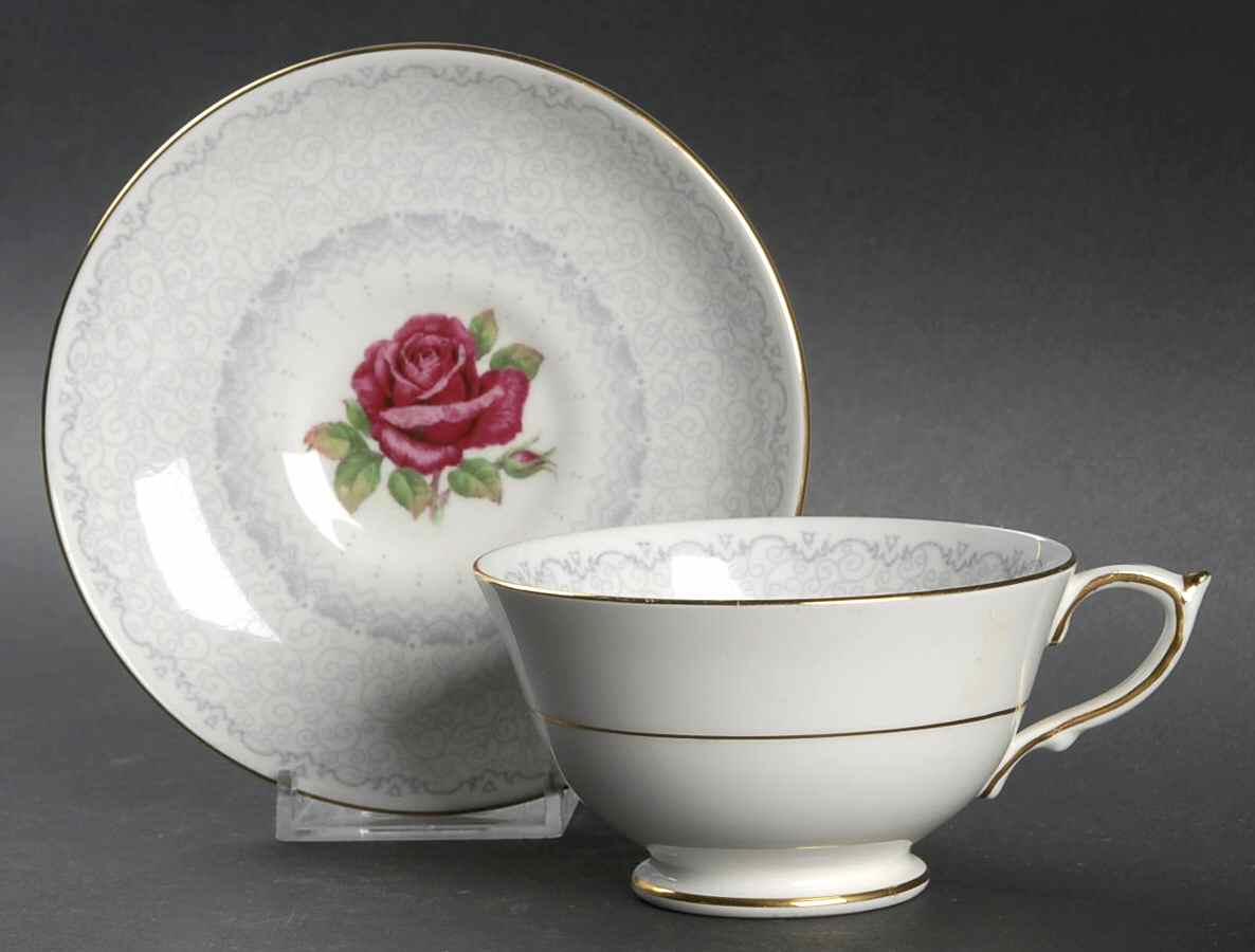 Madeira Lace Footed Cup & Saucer Set by Paragon-1