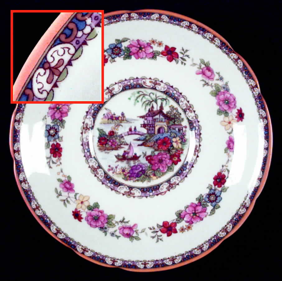 Manchu (Scalloped) Saucer for Cream Soup Bowl by Paragon-1