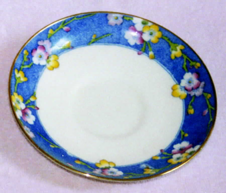 Mayfair (Blue Band) Saucer by Paragon-1