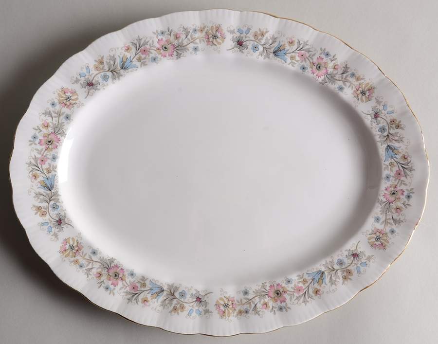 Meadowvale 15" Oval Serving Platter by Paragon-1