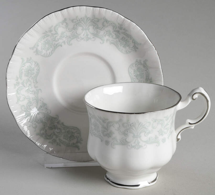 Melanie Footed Demitasse Cup & Saucer Set by Paragon-1