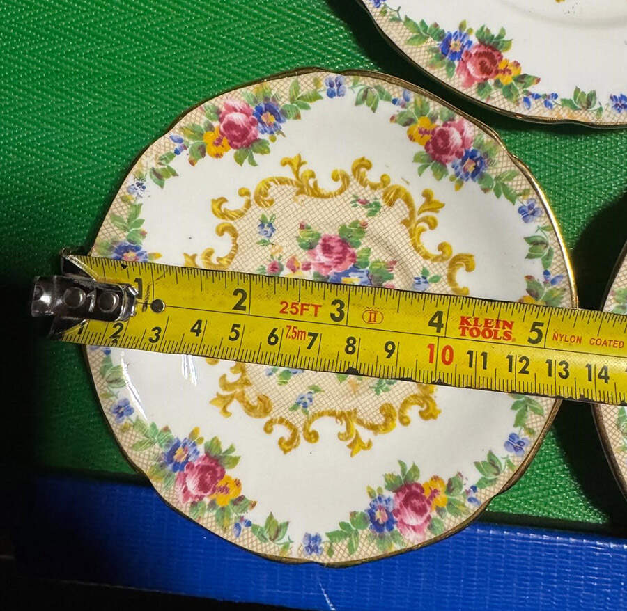 Minuet (White Background) Saucer for Footed Cup by Paragon-1