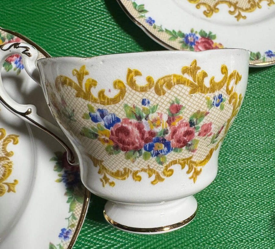 Minuet (White Background) Footed Cup by Paragon-1