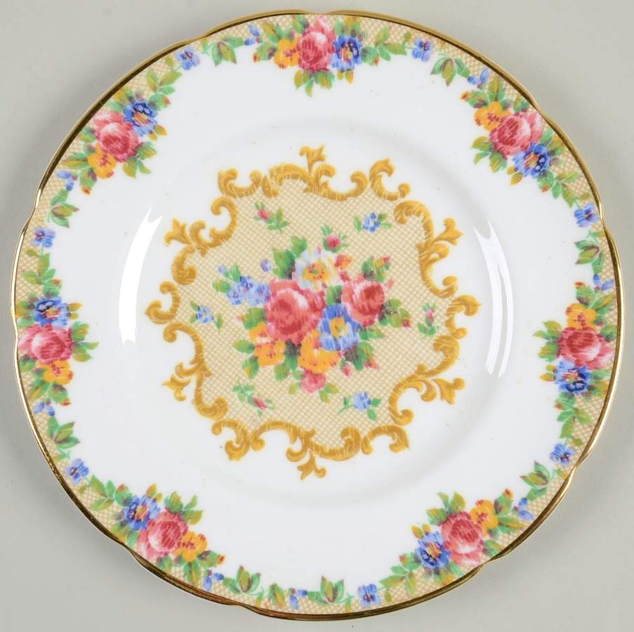 Minuet (White Background) Bread & Butter Plate by Paragon-1