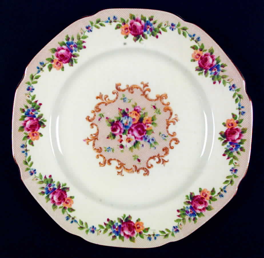Minuet (Cream Background) Dinner Plate by Paragon-1