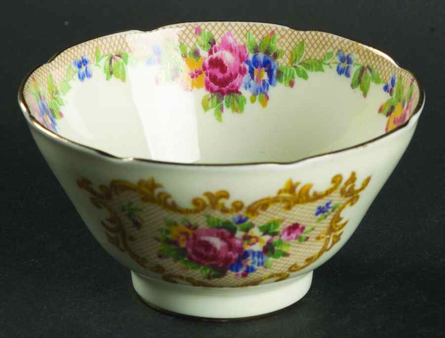 Minuet (Cream Background) Mini Open Sugar Bowl by Paragon-1