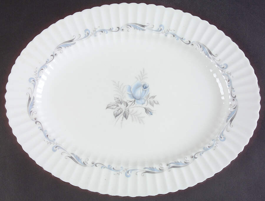 Morning Rose 13" Oval Serving Platter by Paragon-1