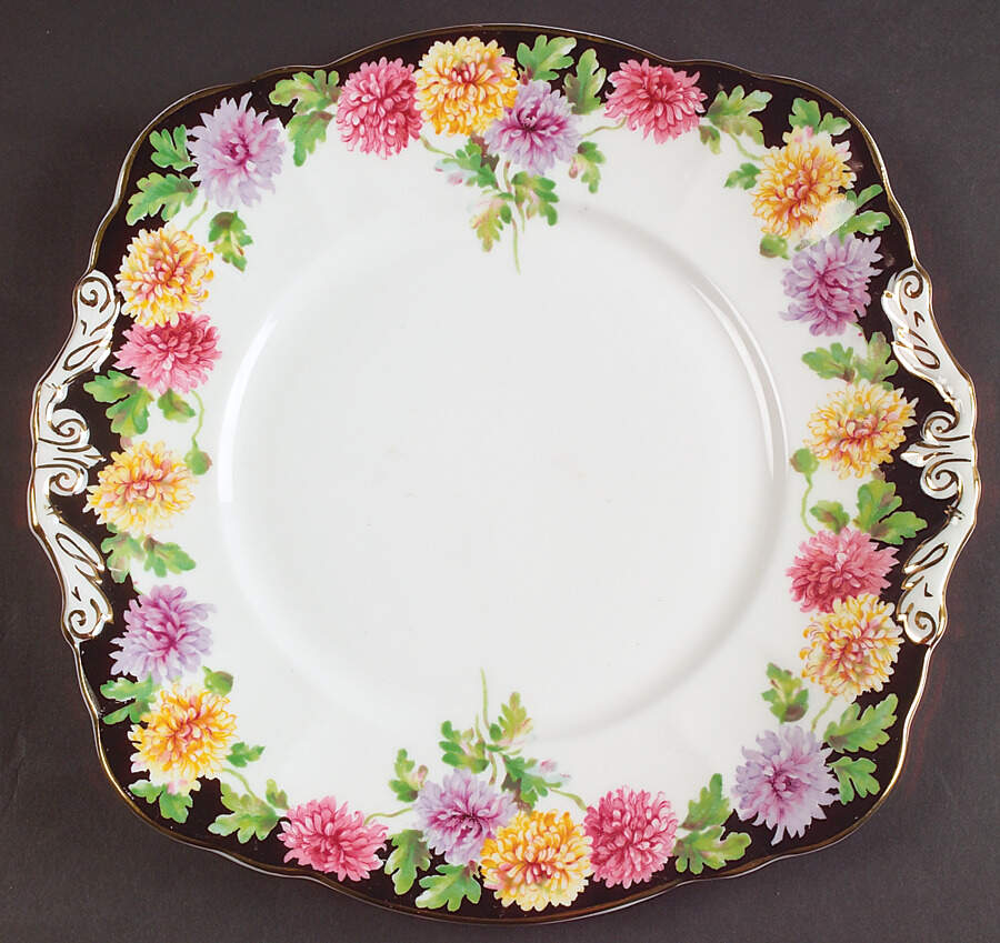 Mums Square Handled Cake Plate by Paragon-1
