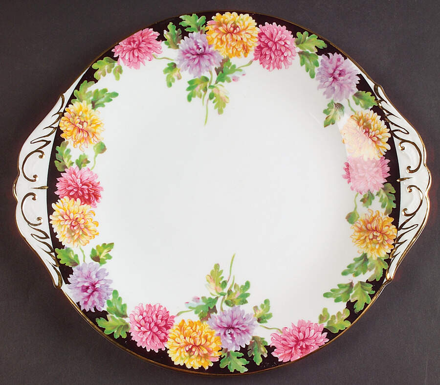 Mums Handled Cake Plate by Paragon-1