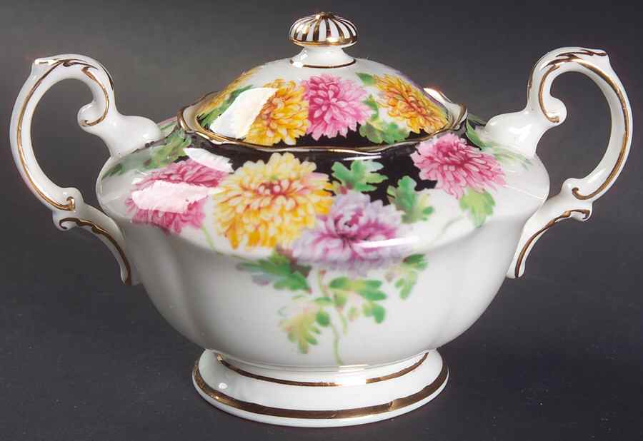 Mums Sugar Bowl & Lid by Paragon-1