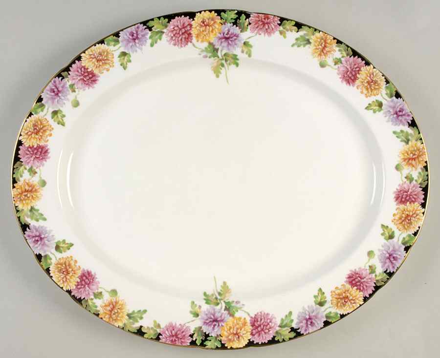 Mums 16" Oval Serving Platter by Paragon-1