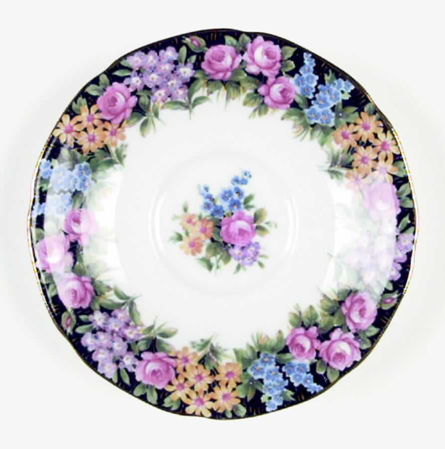 Old English Garden Saucer for Footed Cup by Paragon-1
