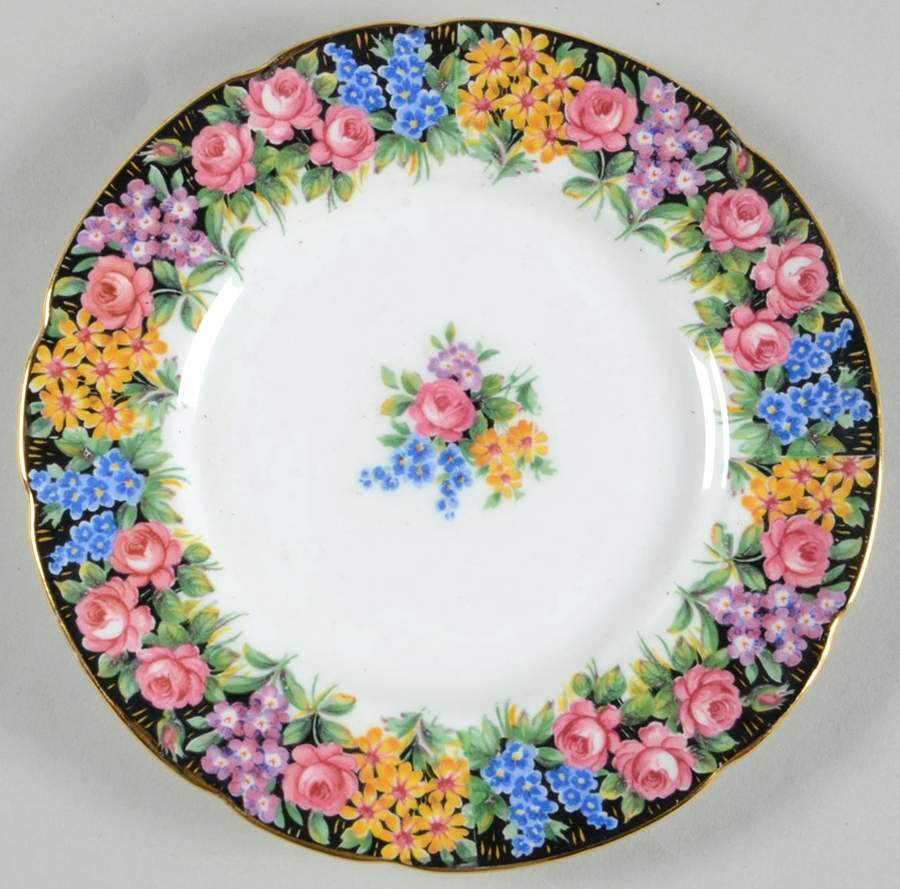 Old English Garden Bread & Butter Plate by Paragon-1