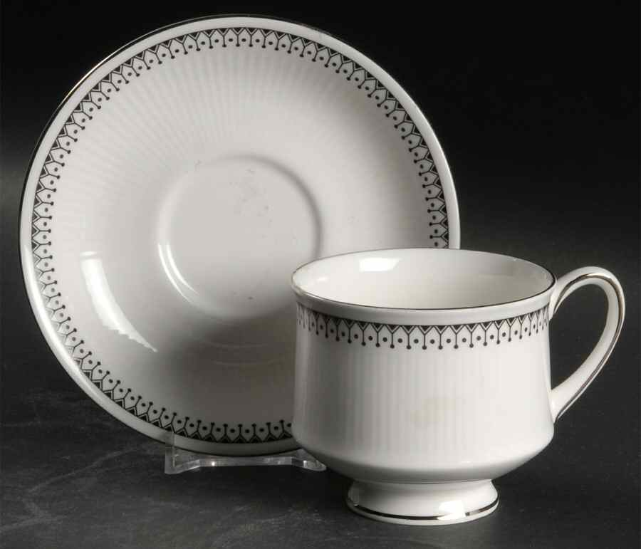 Olympus Footed Cup & Saucer Set by Paragon-1