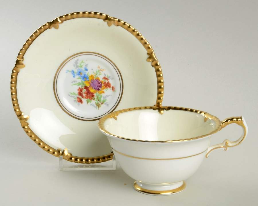 Park Lane Footed Cup & Saucer Set by Paragon-1