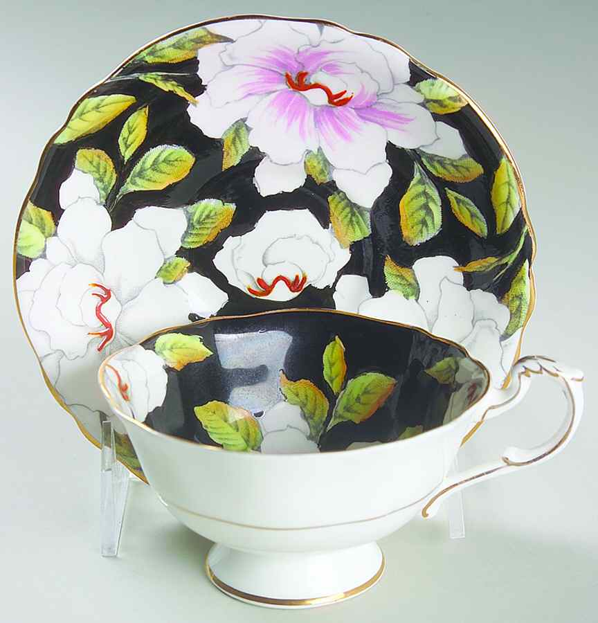 G7768 Footed Cup & Saucer Set by Paragon-1