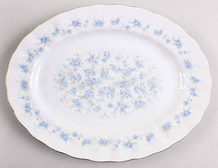 Petit Fleurs 13" Oval Serving Platter by Paragon-1