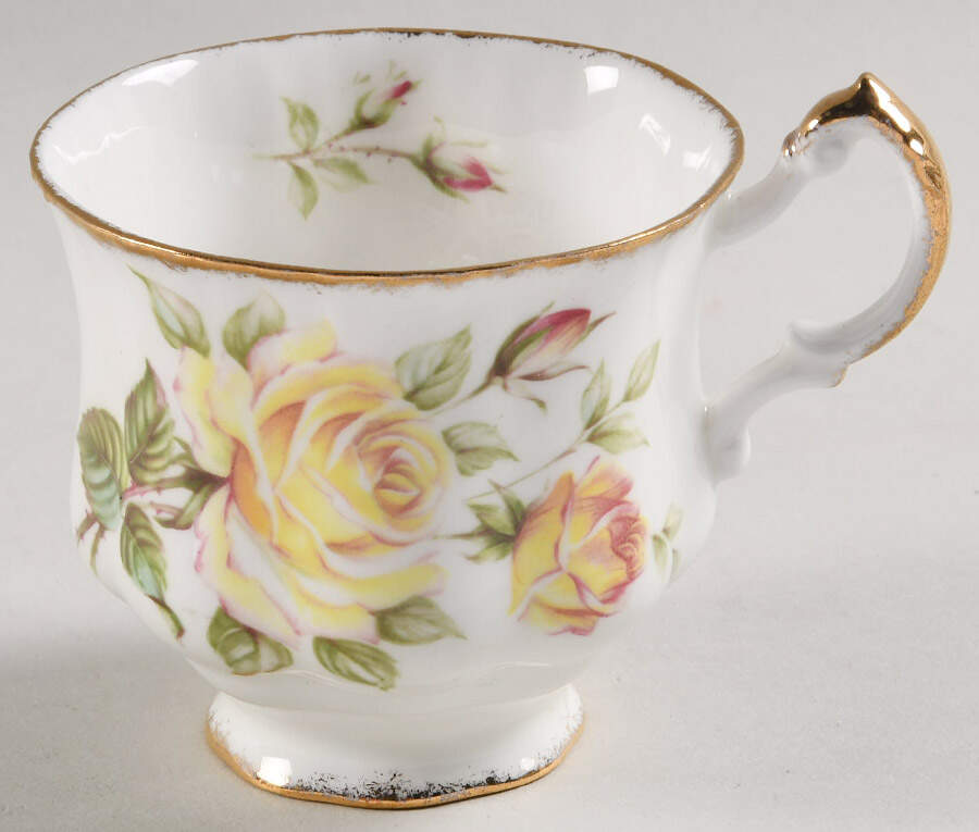 Peace Rose Footed Demitasse Cup by Paragon-1