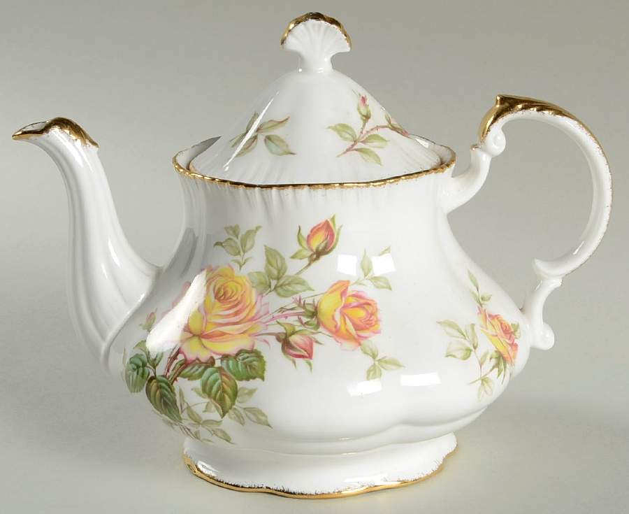 Peace Rose Small Teapot & Lid by Paragon-1