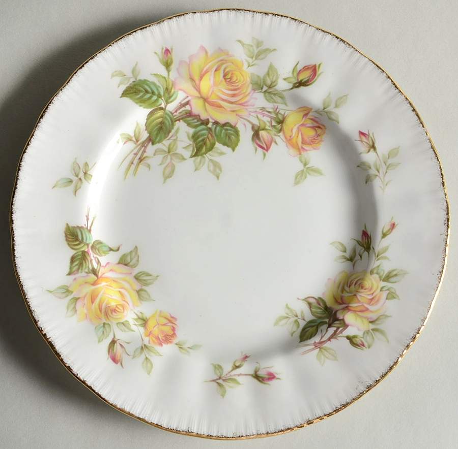 Peace Rose Salad Plate by Paragon-1