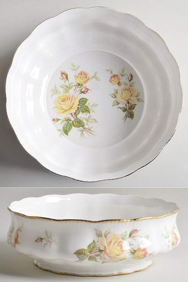 Peace Rose 9" Round Vegetable Bowl by Paragon-1
