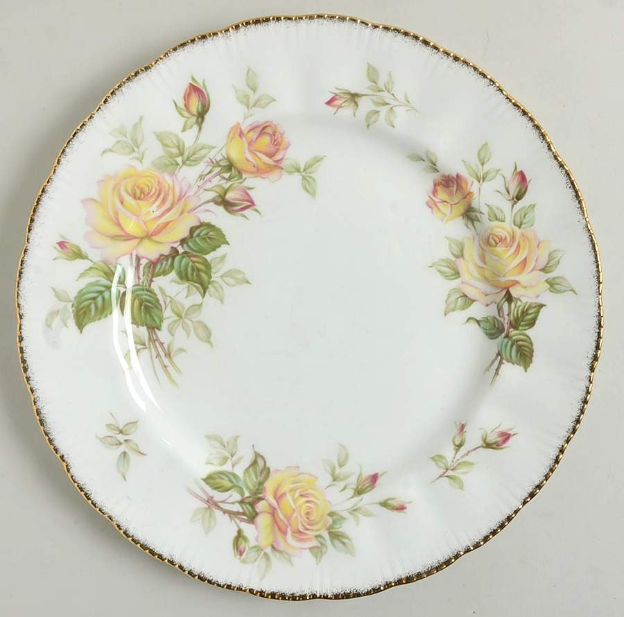 Peace Rose Dinner Plate by Paragon-1