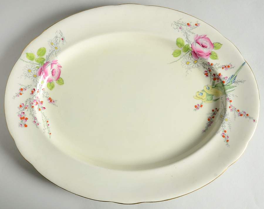 Princess Margaret Rose 16" Oval Serving Platter by Paragon-1