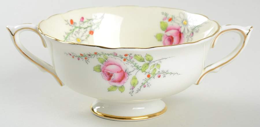 Princess Margaret Rose Footed Cream Soup Bowl by Paragon-1