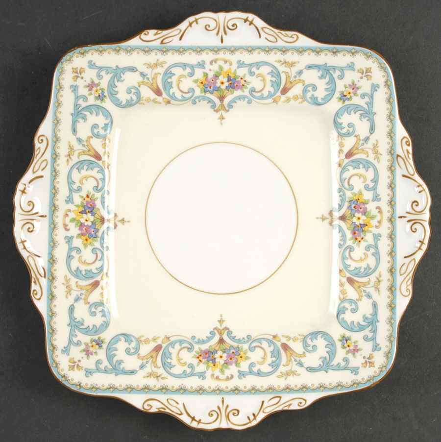 Queen Anne Square Handled Cake Plate by Paragon-1