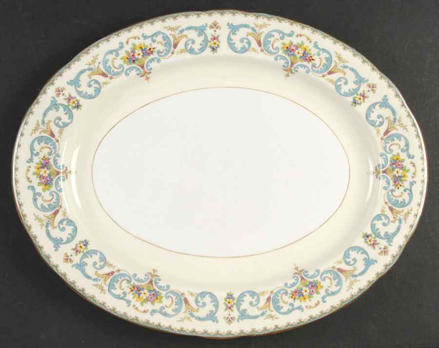 Queen Anne 14" Oval Serving Platter by Paragon-1