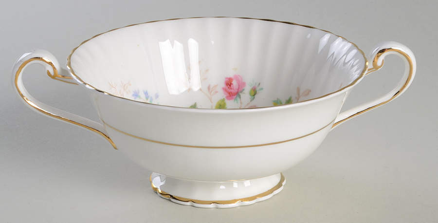 Queen's Garden Footed Cream Soup Bowl by Paragon-1