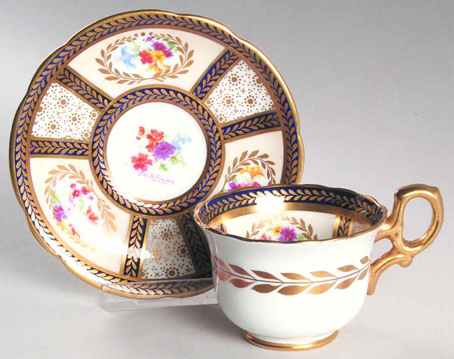 8902 (Scalloped) Footed Demitasse Cup & Saucer Set by Paragon-1