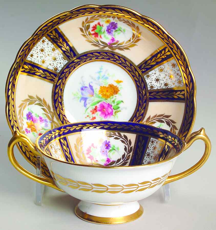 8902 (Scalloped) Footed Bouillon Cup & Saucer by Paragon-1
