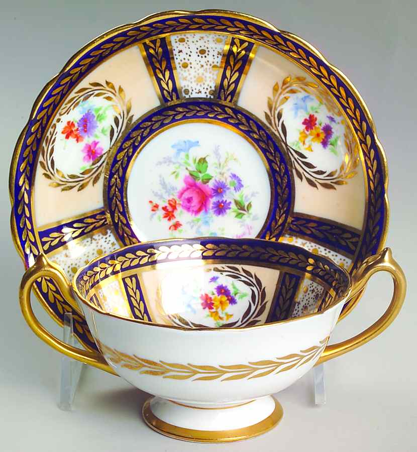 8902 (Scalloped) Footed Bouillon Cup & Saucer by Paragon-1