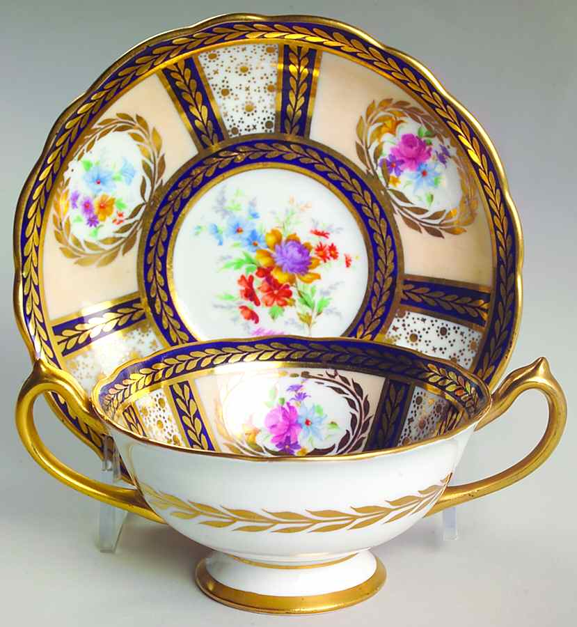 8902 (Scalloped) Footed Bouillon Cup & Saucer by Paragon-1