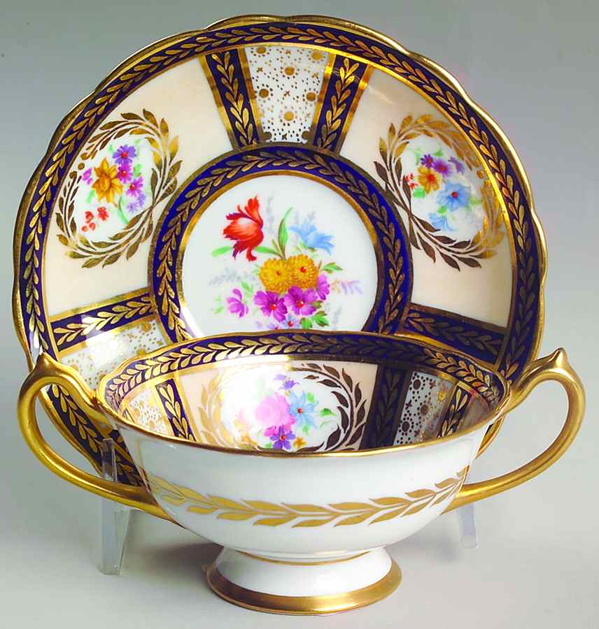 8902 (Scalloped) Footed Bouillon Cup & Saucer by Paragon-1