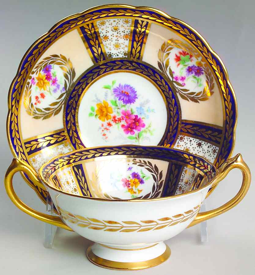 8902 (Scalloped) Footed Bouillon Cup & Saucer by Paragon-1