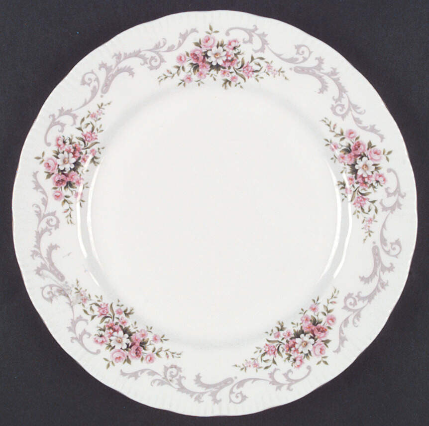 Rose Bouquet Pink Dinner Plate by Paragon-1