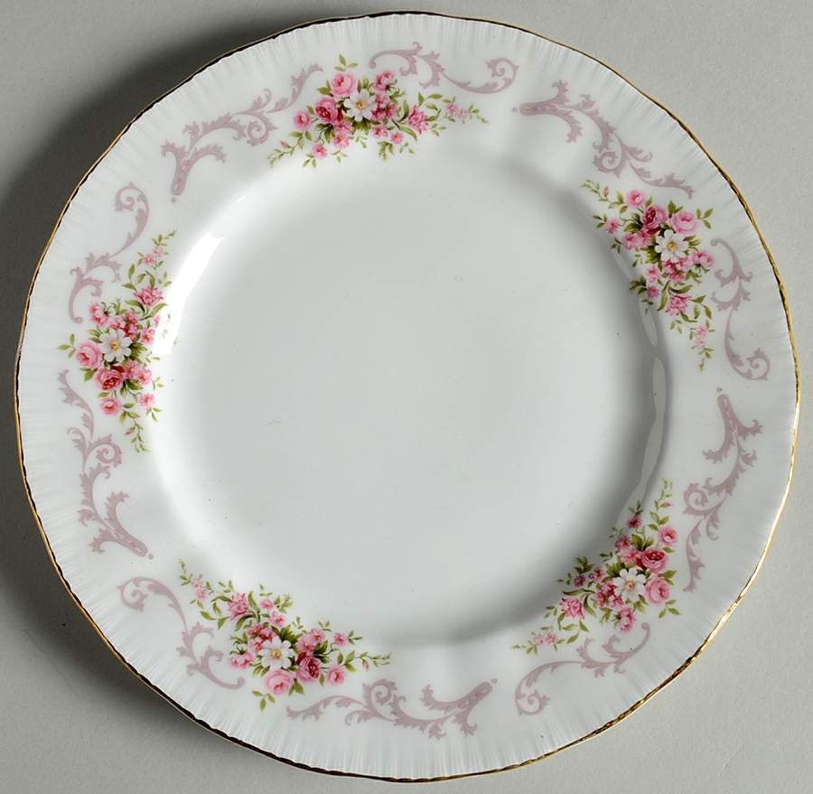 Rose Bouquet Pink Salad Plate by Paragon-1