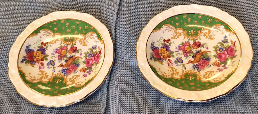 Rockingham Green Small Ashtray by Paragon-1