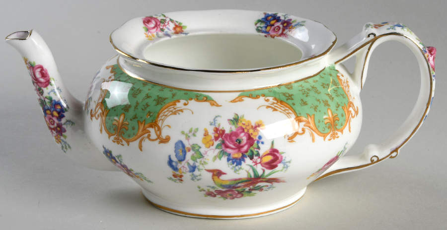 Rockingham Green Mini Teapot No Lid by Paragon-1