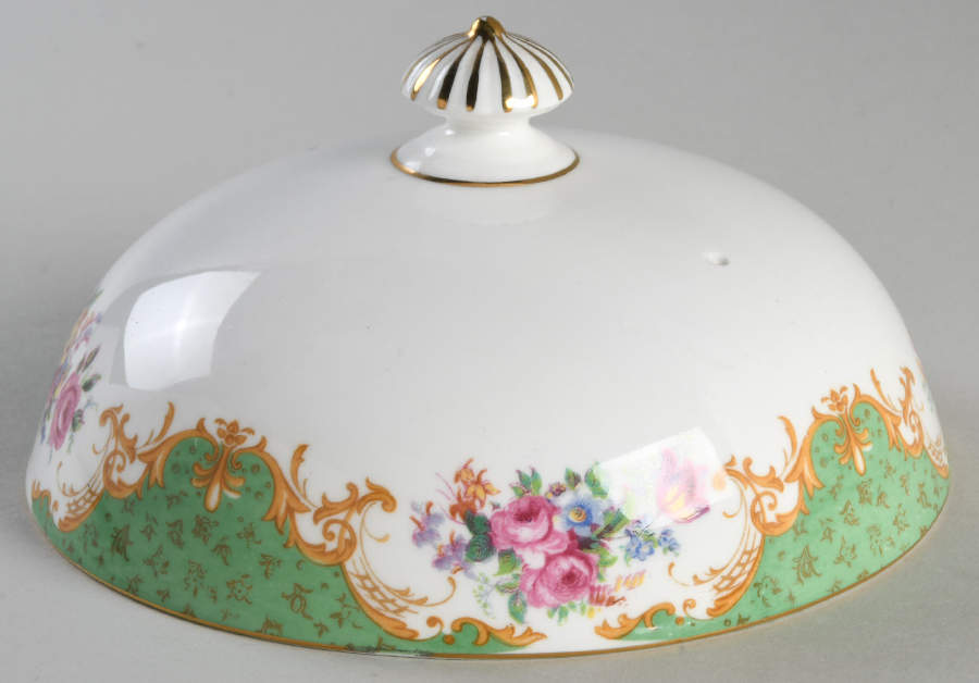 Rockingham Green Lid for Muffin Dish by Paragon-1