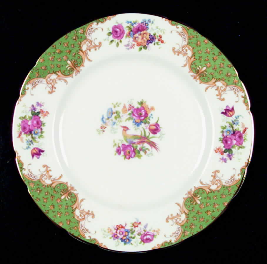 Rockingham Green Salad Plate by Paragon-1