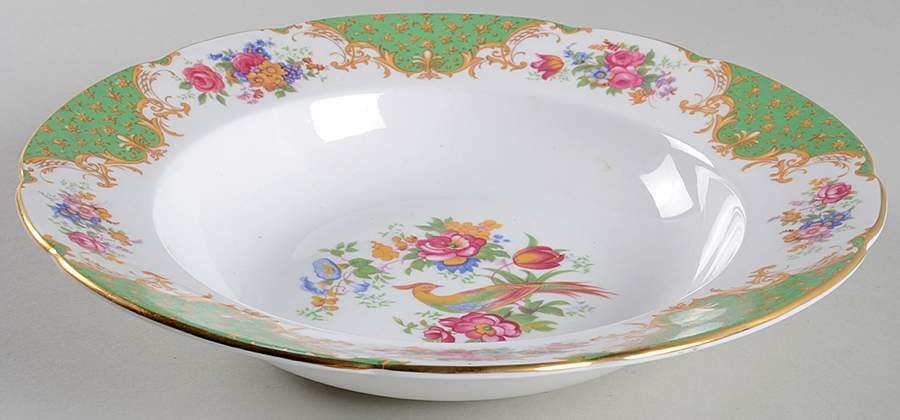 Rockingham Green Large Rim Soup Bowl by Paragon-1