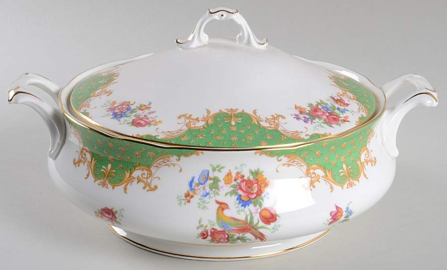 Rockingham Green Round Covered Vegetable by Paragon-1