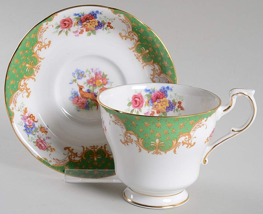 Rockingham Green Breakfast Cup & Saucer Set by Paragon-1