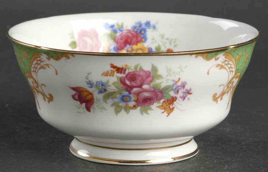 Rockingham Green Open Sugar Bowl by Paragon-1