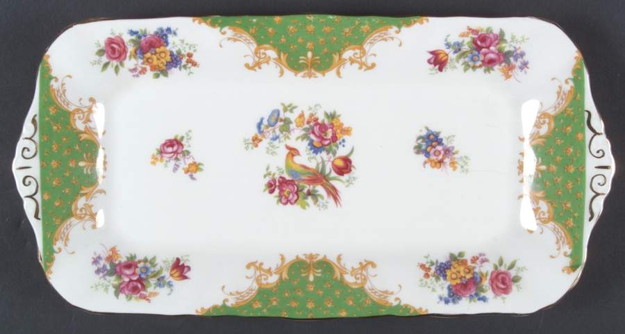 Rockingham Green Large Sandwich Tray by Paragon-1